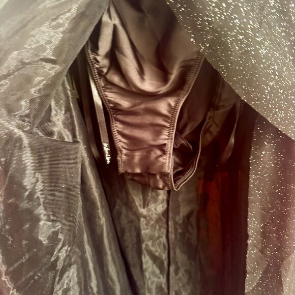 For Love & Lemons “Juni” Maxi Dress – Shimmer Black Strapless NWT ✨ - Picture 11 of 16